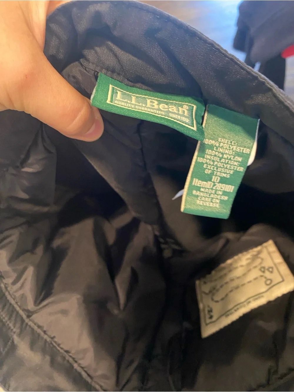 L.L. Bean Kids' Cold Buster Snow Pants size 10 black warm and waterproof